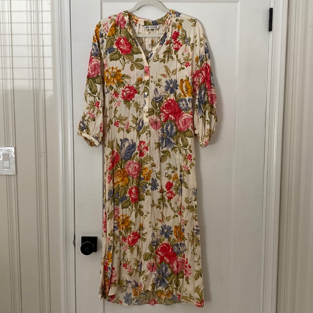 Zara flower dress